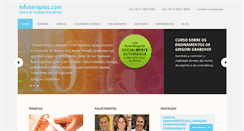 Desktop Screenshot of infoterapias.com