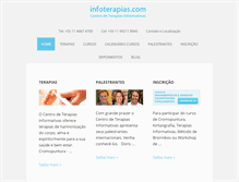 Tablet Screenshot of infoterapias.com